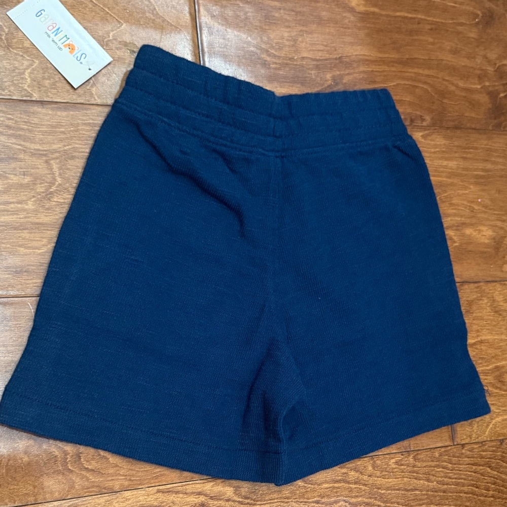 NWT Size 2T Garanimals Navy Blue Spongy Shorts - Picture 2 of 2